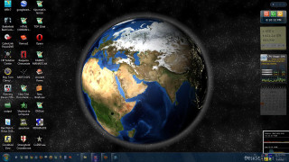 Computer screen earth keyboard side - a computer screen free wallpaper for desktop