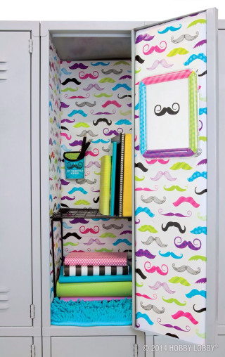 Locker books mustaches notepad door - a notepad free wallpaper