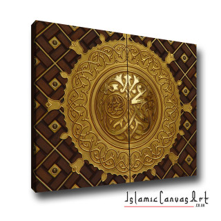 Golden door decorative design white - decorative free wallpaper