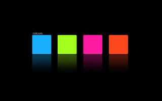 Black background colorful block colours - fluorescent color free wallpaper