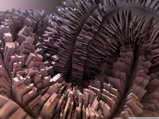 Large abstract art flower beeple - a large flower free wallpaper