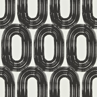 Black white pattern circle design - a screenprint free wallpaper for tablet