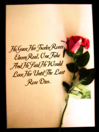 Rose paper poem written on - free valentines wallpaper for mobile