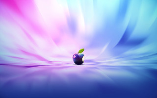 Colorful apple leaf blue pink - affinity photo free wallpaper