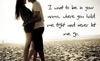 Couple kissing beach love quote - cam sykes free wallpaper