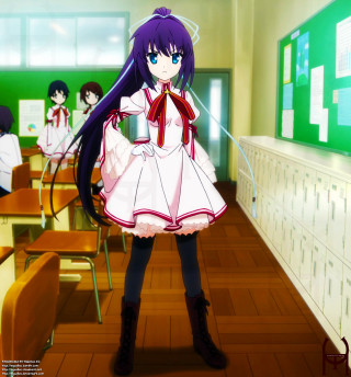 Girl school uniform classroom other - free gaming wallpaper for tablet