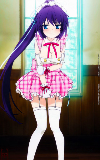 Girl pink dress white stockings - eizan kikukawa free wallpaper for mobile