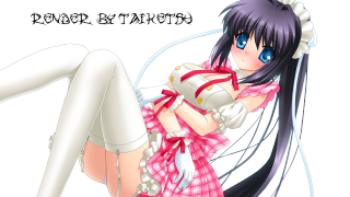 Girl pink dress white stockings 2 - a pink dress free wallpaper for desktop