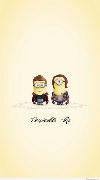 Minions sitting yellow background despicable - despicable free wallpaper