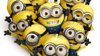 Minions heart shape eyes closed 2 - incoherent free wallpaper