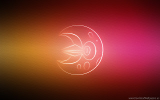 Red yellow background circular design 2 - a circular design free wallpaper