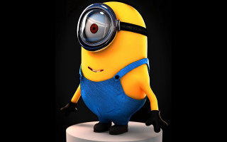 Minion goggles blue overalls funny - a minion free wallpaper