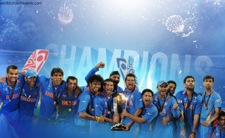 Men trophy blue background fireworks - a trophy in front free wallpaper