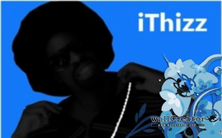 Woman blackhat glasses smiling bluebackground - a blue flower free wallpaper