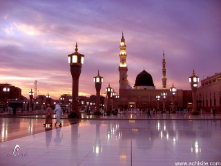 Dusk purple sky clock tower - dusk time free wallpaper