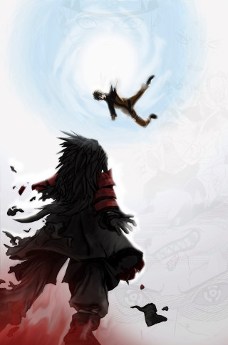 Flying person black outfit cat - a cat free wallpaper for mobile