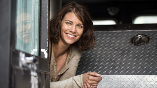 Smiling woman truck door handle - smiling free wallpaper