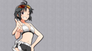 Woman bikini sunglasses peace sign - the peace sign free wallpaper