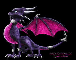 Purple dragon black background pink - cicely free wallpaper for desktop