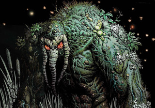 Red eyes green body plants - a creature free wallpaper for desktop