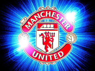 Manchester united logo blue red - emblem free wallpaper
