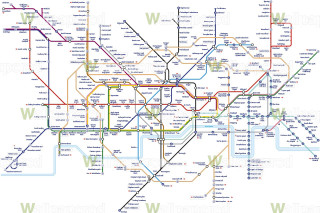 London underground railway map stations - a wireframe diagram free wallpaper