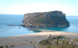 Beach island boats panorama matte 2 - the water near free wallpaper for desktop