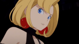 Blonde blueeyes blacktop redcollar anime - woman free wallpaper for desktop