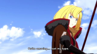 Blonde woman red coat black - ayo free wallpaper for desktop