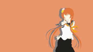 Woman longhair whiteshirt cellphone yellowribbon - a yellow ribbon free wallpaper