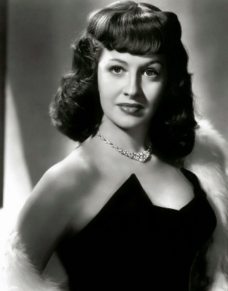 Woman black dress fur stole - doris blair free wallpaper for mobile