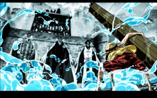 Man holding cross castle blue - epic scene free wallpaper