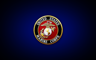 Marine seal emblem blue black - marine free wallpaper