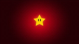 Yellow star number red background - a yellow star free wallpaper