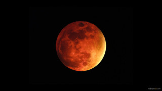 Red moon dark sky black - a black sky background free wallpaper