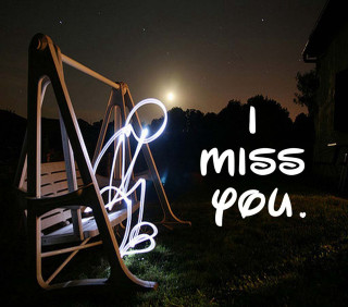 Swing grass i miss you - net art free wallpaper for tablet