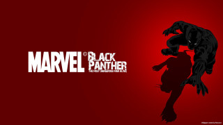 Black panther jumping claws out - a black panther free wallpaper