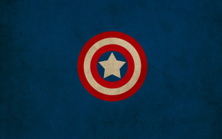 Captain america shield blue background 2 - a captain america shield free wallpaper
