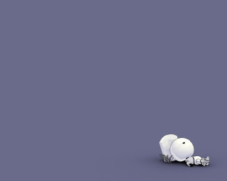White cat purple floor black - robot free wallpaper