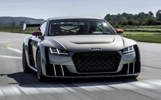 Silver car forest road 3d - a silver car free wallpaper