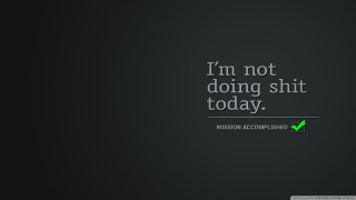 Black wall green checkmark quote 2 - im free wallpaper