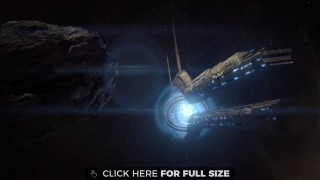 Sci fi spaceship flying space - star citizen halo free wallpaper
