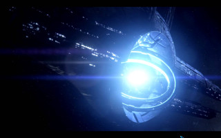 Space station bright light black - a space station free wallpaper for desktop