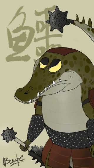 Crocodile cartoon sword helmet funny - its head free wallpaper for mobile