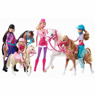 Barbie dolls horses outfits accessories - neoclassicism free wallpaper for tablet