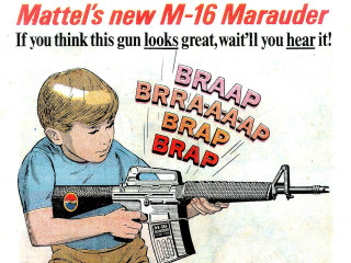 Cartoon boy machine gun newspaper - frazetta free wallpaper