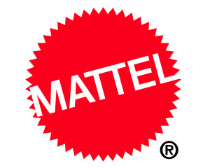 Red sticker mattel black circle - matte free wallpaper