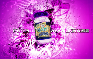 Purple fire magical wisteria energy - ayo free wallpaper