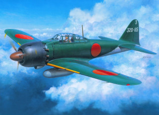Green airplane flying sky red - sakimichan free wallpaper