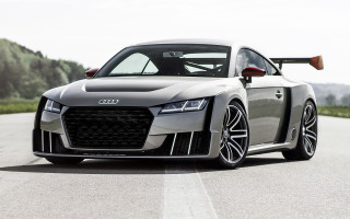 Silver car surfboard parked road - roof free wallpaper for desktop